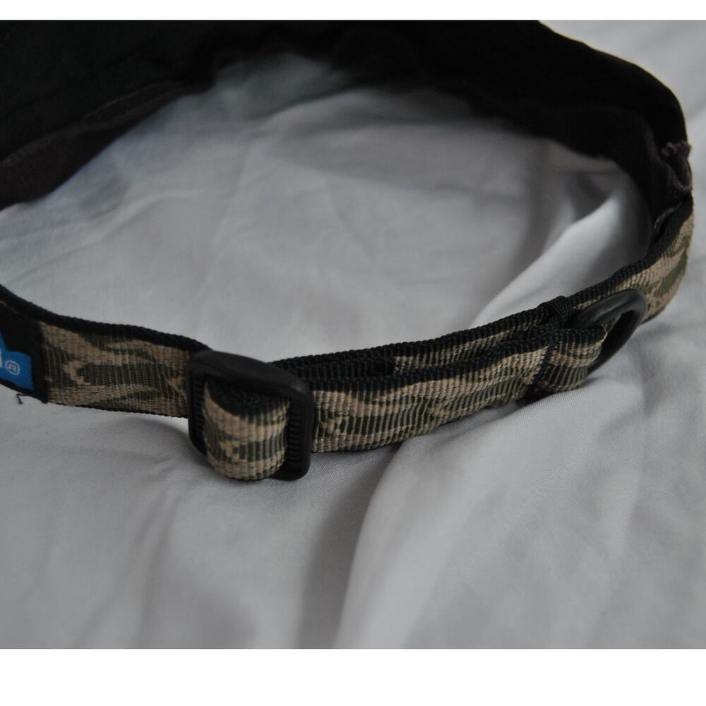 Kauv Women's Black & Brown Adjustable Visor OSFM - Picture 6 of 9